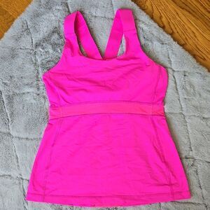 Lululemon Pink Athletic Tank Top, Womens Size 8, Great Condition